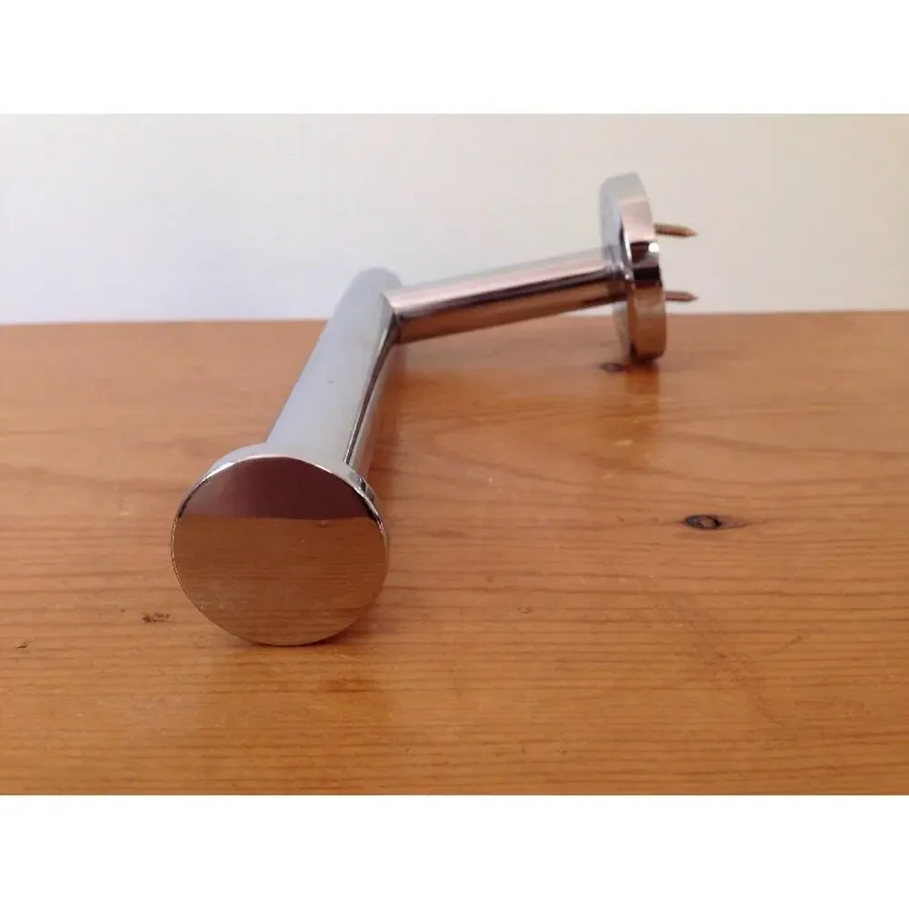 Gatco Modern Shiny Chrome Wall Mount Ready Toilet Paper Holder 4243 Latitude II